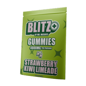Mr. Mushies BLITZ Strawberry Kiwi Limeade edible with 2000mg infusion