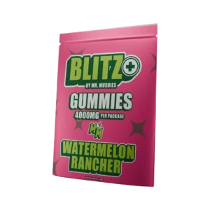 Fruity and potent – Mr. Mushies BLITZ Strawberry Kiwi Limeade