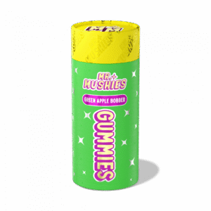 Mr. Mushies Green Apple Bobber Gummy Tubes – sour green apple flavored psilocybin edibles
