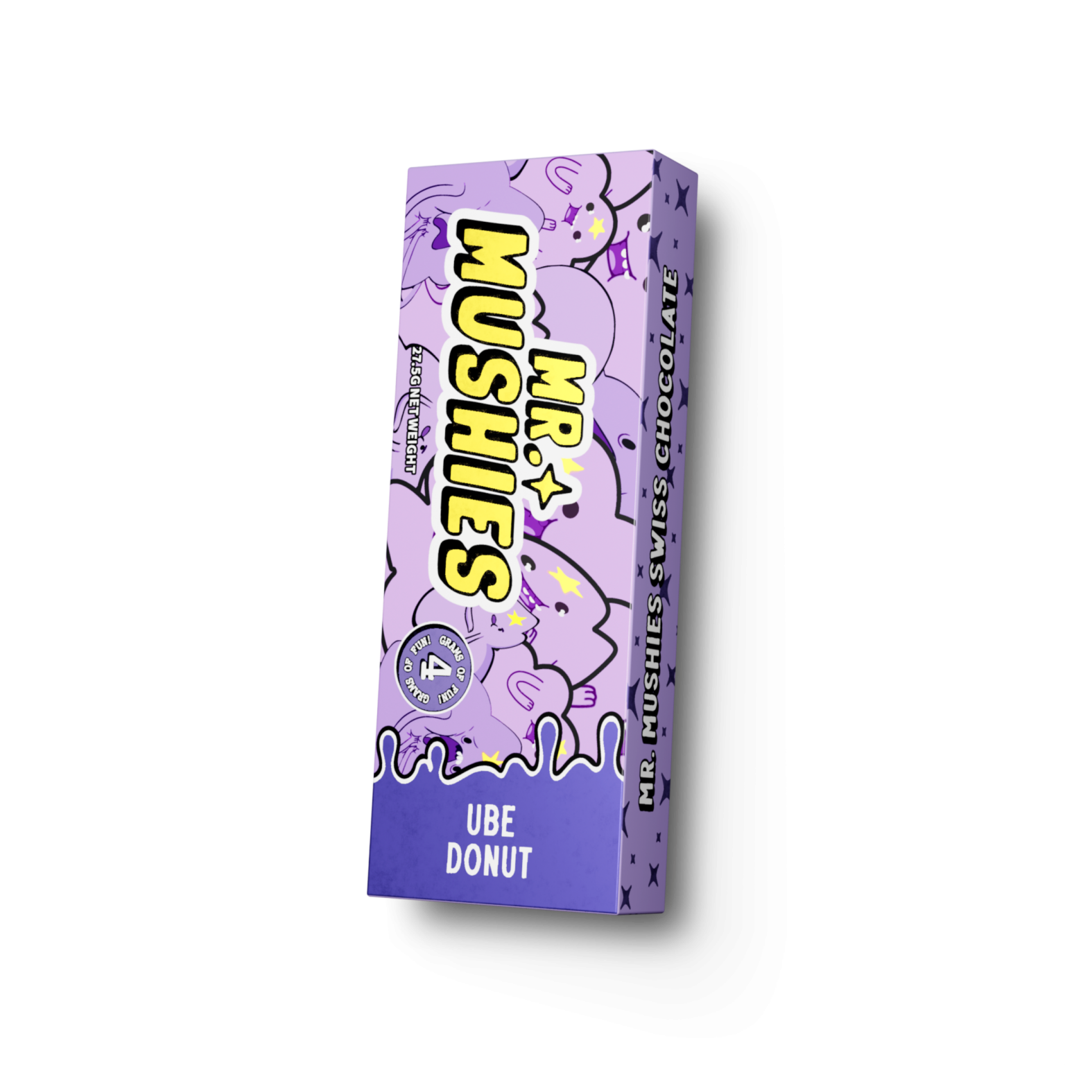 Mr. Mushies UBE Donut – Psychedelic ube-flavored donut edible infused with magic mushrooms